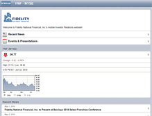 Tablet Screenshot of investor.fntg.com
